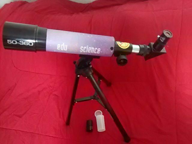 Telescópio Astronômico Edu Science (F360/ d50mm) Importado