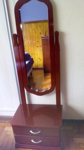 Toucador espelho gaveta mogno semi novo