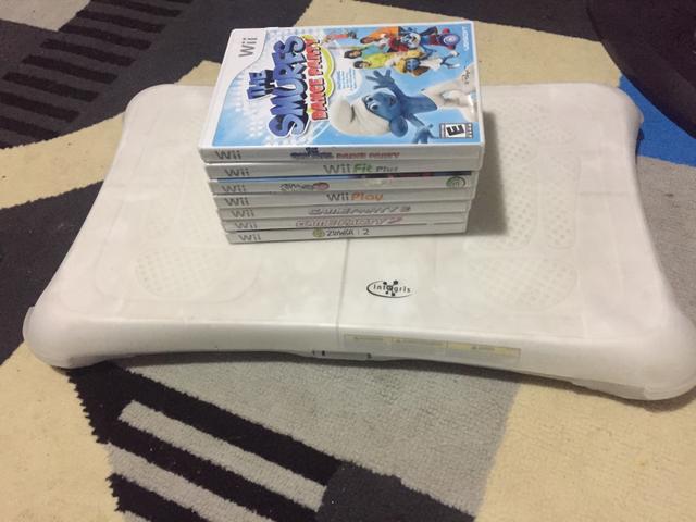 Wii balance jogos e tapete!