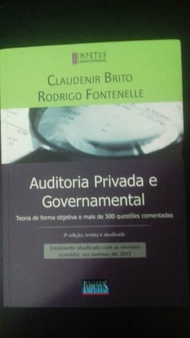 Auditoria Privada e Governamental- Rodrigo Fontenelle e
