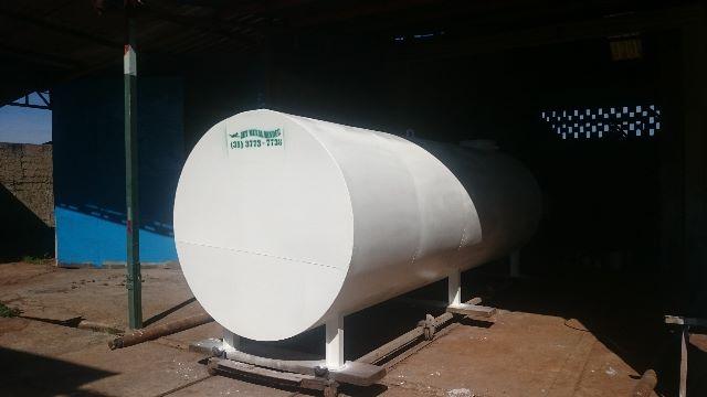 Caixa d agua metalica cilindrica deitada 20 mil litros