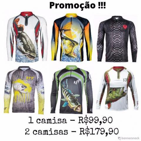 Camisa de pesca King Brasil Técno Dry Fit