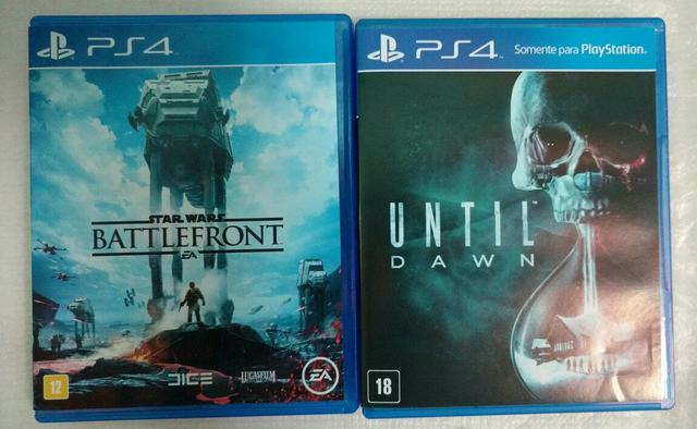 Jogos de Ps4 Originais,Until down e Batlefront