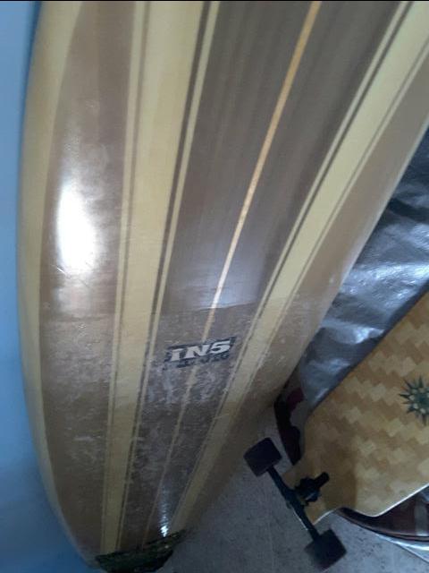 Prancha de surf, fanboard, com capa termica, quilhas FCS,