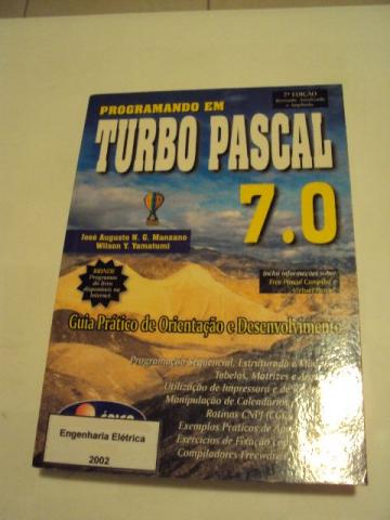 Programando em Turbo Pascal 7.0, em ótimo estado