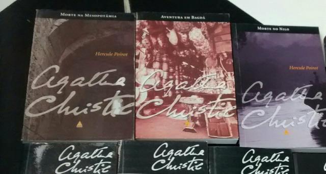 11 livros dá coleção dá Agatha Christie