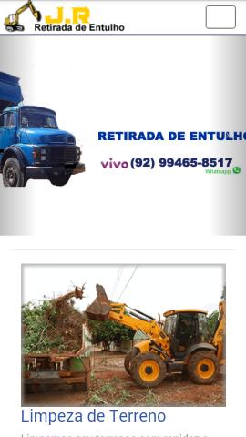 Cacamba coletora carrada a partir 