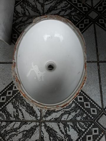 Cuba oval para lavatório