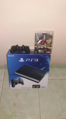 PS3 com um controle. imperdível