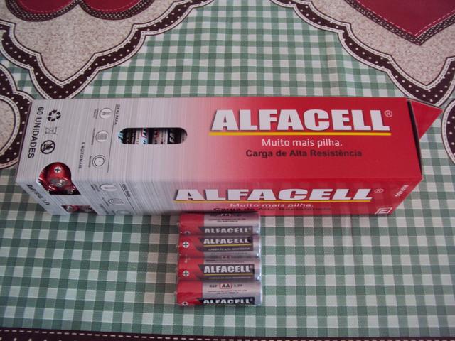 Pilha Alfacell a a Caixa Com 60 unidades