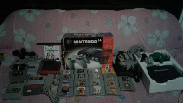 Super Nintendo + n64 + wii + game boy color
