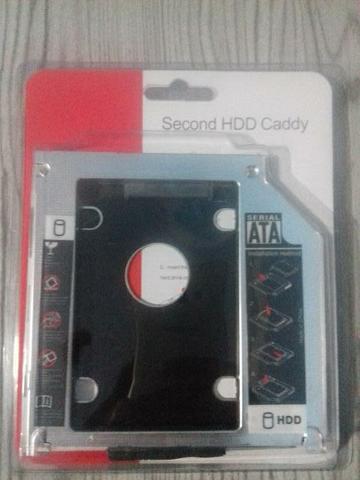 Adaptador Caddy para HD sata; 9.5mm