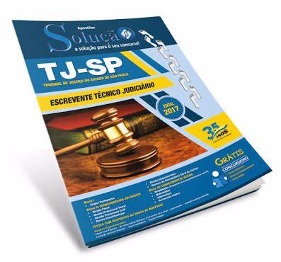 Apostila Escrevente Técnico Judiciário TJSP 