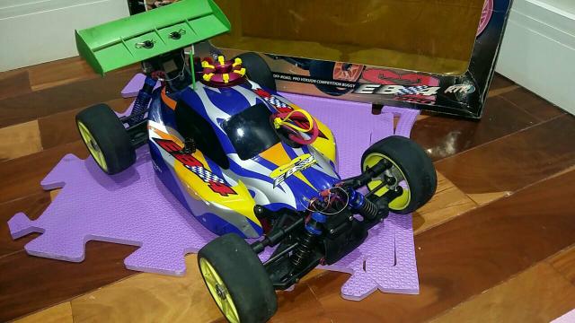 Automodelo buggy thunder tiger eb4 motor 28