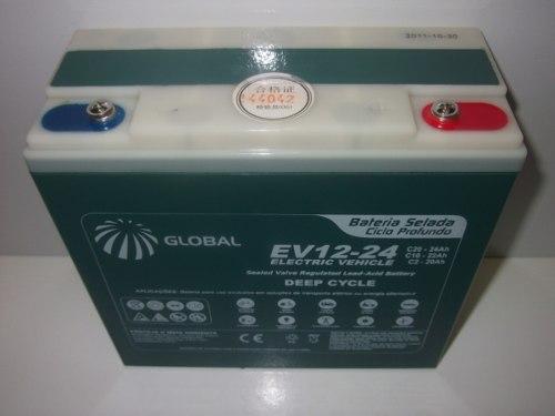 Bateria de Bicicleta elétrica Global ev12v 24ah Gpdc