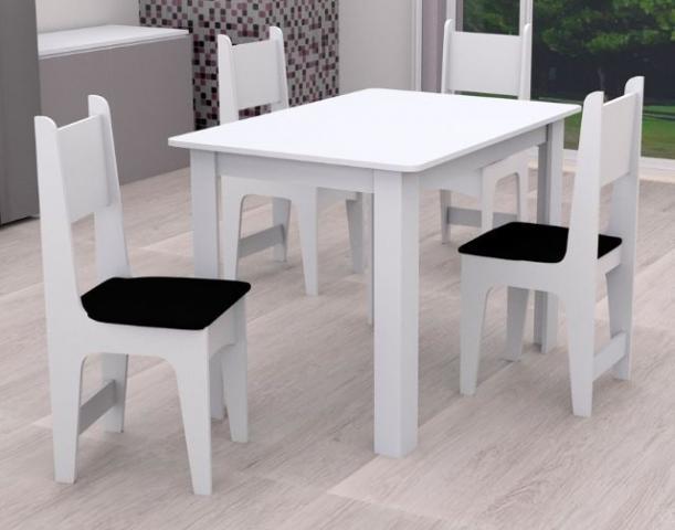 Mesa  com 4 cadeiras mad - veja modelos