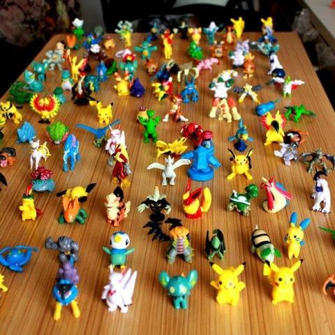 Miniaturas Pokemon kit com 24