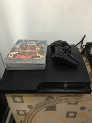 PlayStation gb 1 controle 3 jogos