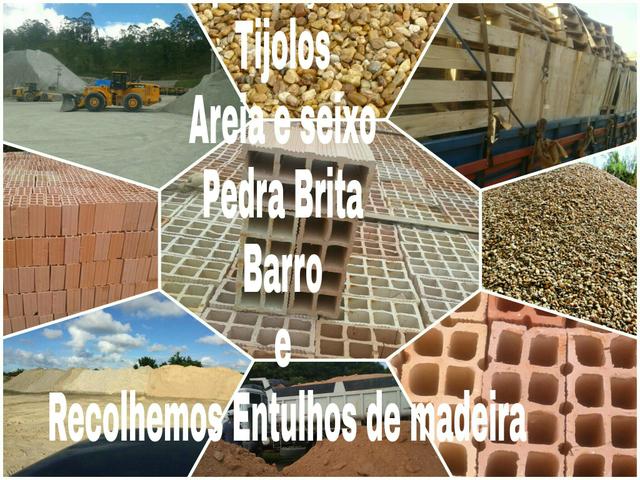 Promoção Tijolos Areia Seixo Barro Pedra Brita