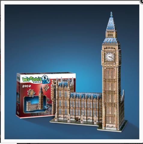 Quebra cabeça 3D com 890 peças - Big Ben - Londres