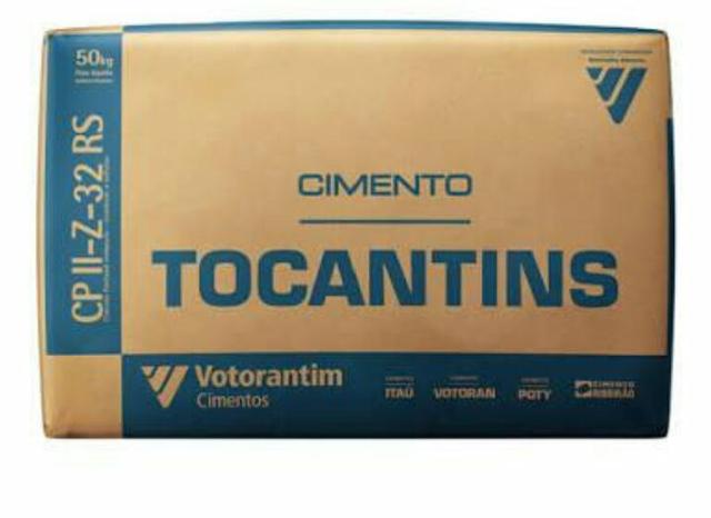 Vendo cimento Tocantins 40 sacos 17$ cada saco ou tudo por