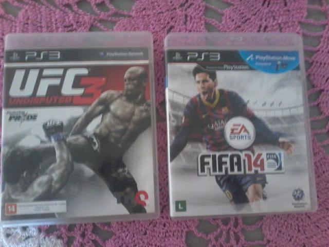 2 jogos originais ps3 conservados