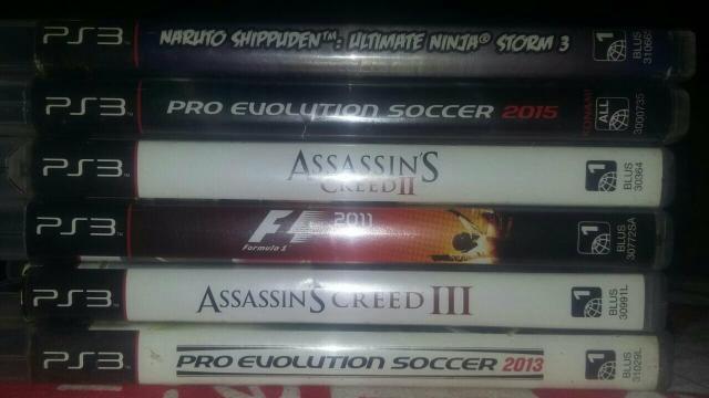 6 jogos de ps3 por