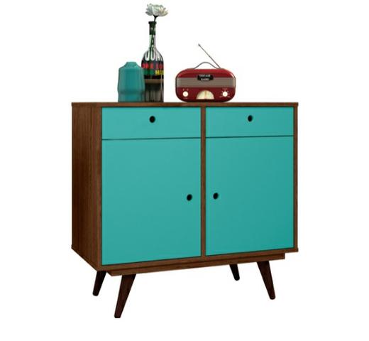 Aparelho Retrô - Rustico Com Turquesa