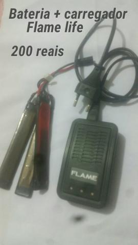 Bateria e carregador flame life
