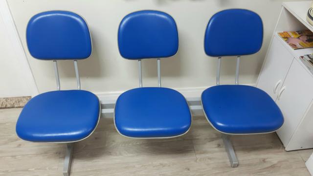 Cadeiras recepção 3+2 lugares