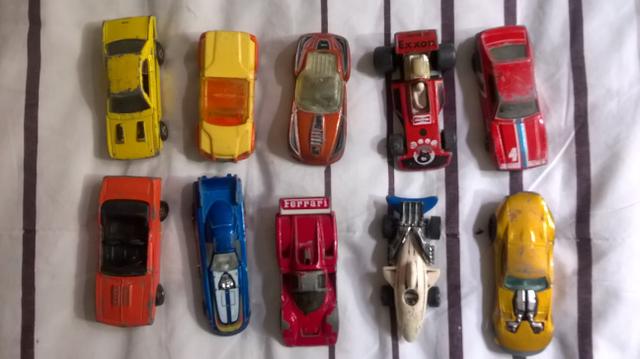 Coleção de carros em miniatura
