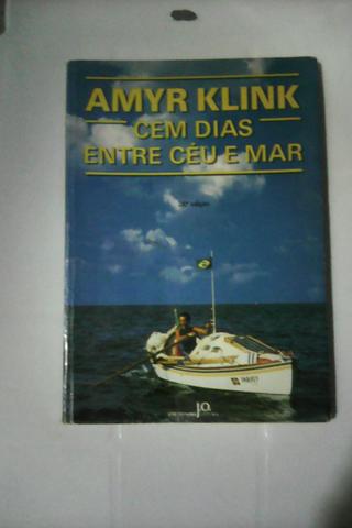 Livro Amyr Klink cem dias entre céu e mar
