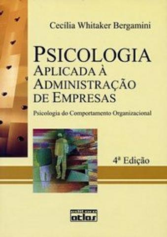 Livro Psicologia Aplicada à Administração De Empresas -
