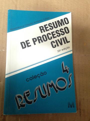 Livro Resumo processo civil