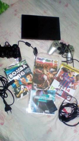 Play 2 completo com 2 controles