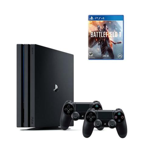 Playstation 4 Pro Sony 1tb Ps4 + Jogo Battlefield 1 + 1