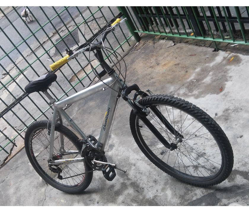bicicleta caloi toda aluminio leve e resistente aro 26 adul