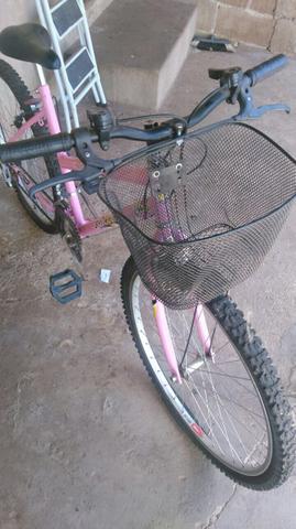Bicicleta adulto rosa