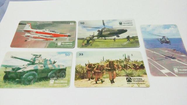 Cartões Militares Raríssimos