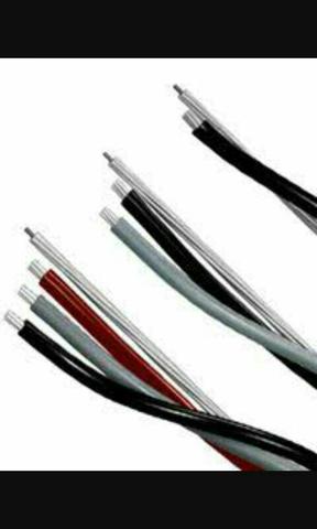 Fio alumínio trifásico quadriplex 10mm