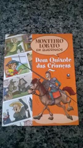 Livro Monteiro Lobato em Quadrinhos - Dom Quixote das