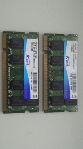 Memória DDR2 - 2GB para Notebook