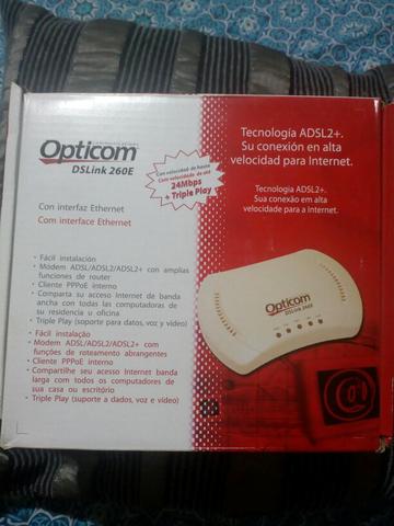 Modem Opticom DSLink 260E (Novo)