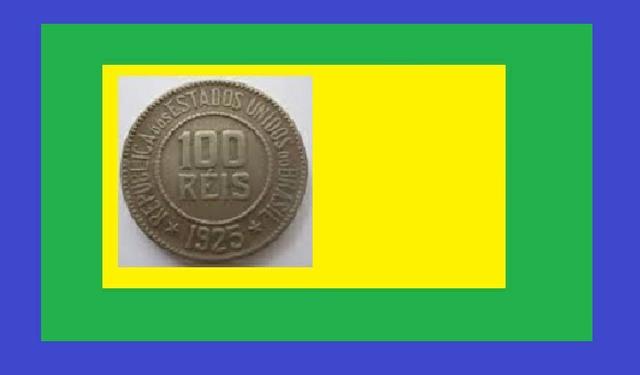 Moeda rara 100 reis 