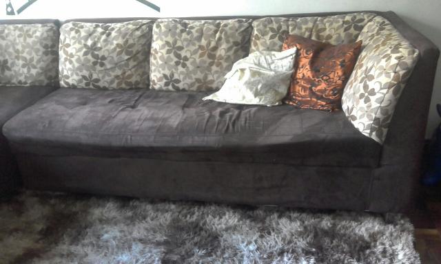 Sofá de canto com 5 lugares