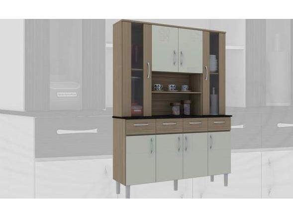 Armário De Cozinha 8 Portas San Marino Ronipa Novo