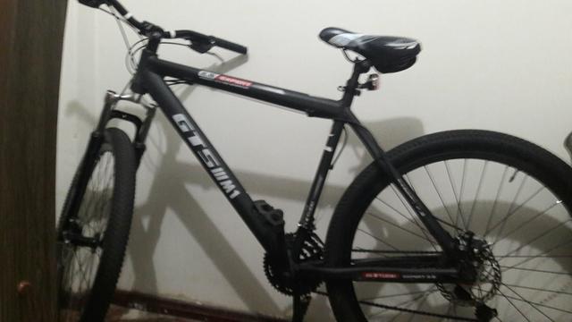 Bicicleta gts m1 alumínio Preta fosca
