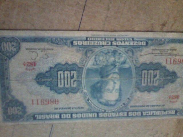 Cédulas raridade d.pedro