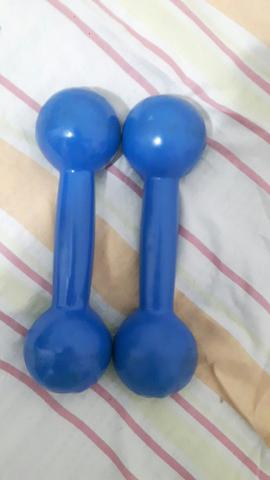 Halter revestido para musculação