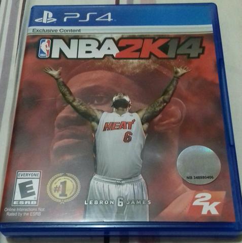 Jogo de PS4 NBA 2K14 game de basquete zerado!